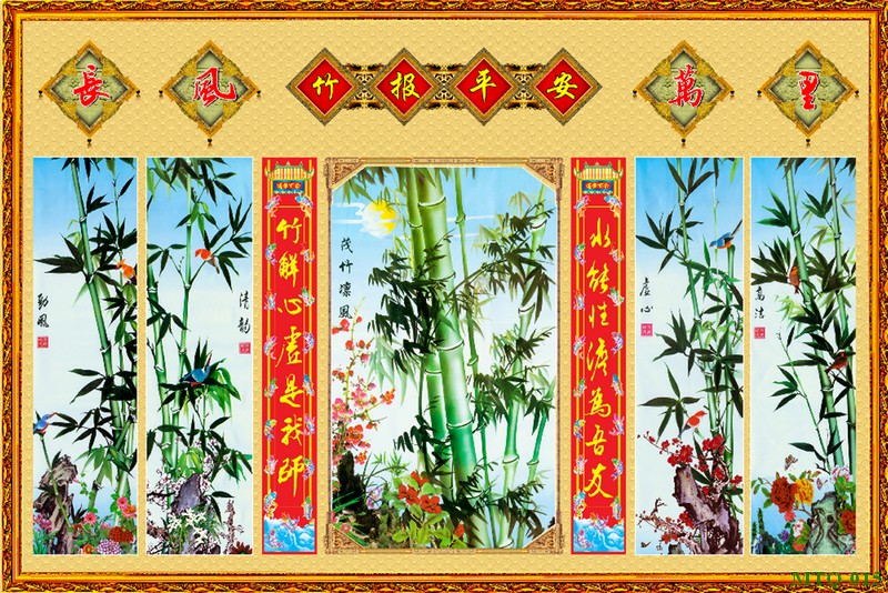 Tranh tứ quý MTQ-015